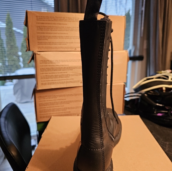 Dr. Martens Black Floral Embroidered Women's Boots - Picture 3 of 7